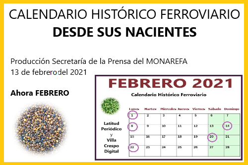 CALENDARIO FEBRERO